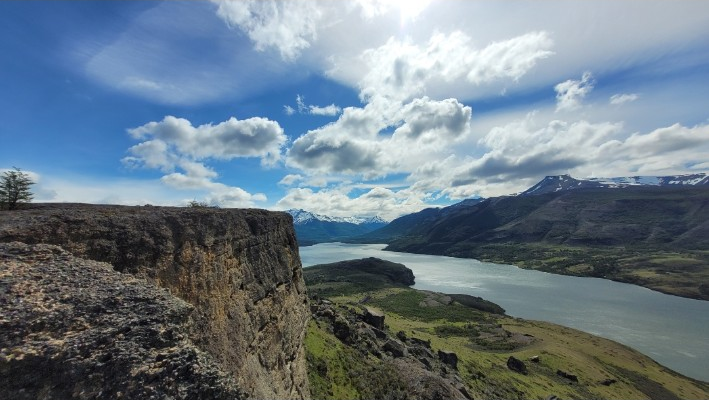 Paisaje de Rupestre Patagonia